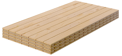 CLT Laminated Wood
